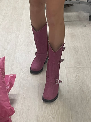 Big Pink Boots